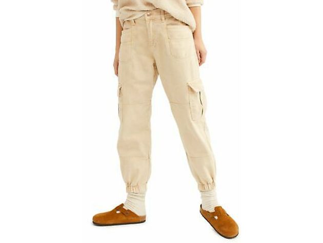 Free People Women's Platoon Cargo Pants Brown Size X-Large