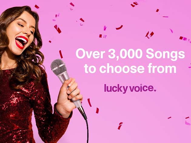 Lucky Voice Instant At Home Karaoke: 60% OFF Your First Month!