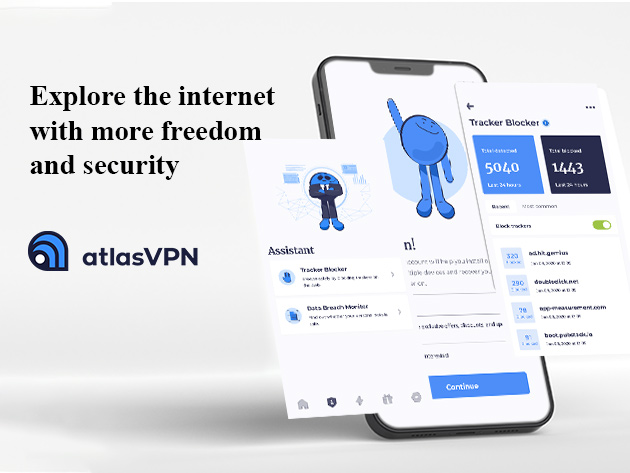 AtlasVPN Online Security: 4-Yr Subscription