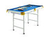 Costway 47'' Folding Billiard Table Pool Game Table for Kids w/ Cues & Chalk & Brush - Blue