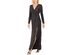 Nightway Women's Knot-Waist Gown Navy Size 10