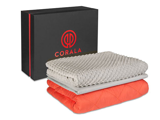 Corala Premium Weighted Blanket + 2 Covers