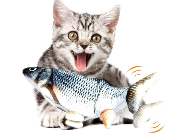 Flipping Fish Toy for Cats