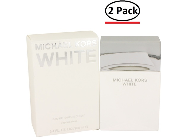Michael Kors White by Michael Kors Eau De Parfum Spray 3.4 oz for Women (Package of 2)