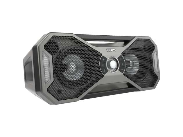 Altec Lansing Mix 2.0 Bluetooth Speaker, IP67, IMW997-STL, Steel Gray (Certified Refurbished)