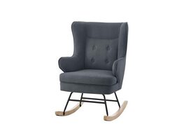 Jovani Rocking Chair Dark Grey