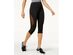 Material Girl Juniors Mesh Panel Cropped Leggings Black Size Medium