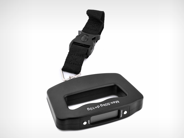 Don't Let Heavy Bags Weigh You Down w/The Handheld Luggage Scale