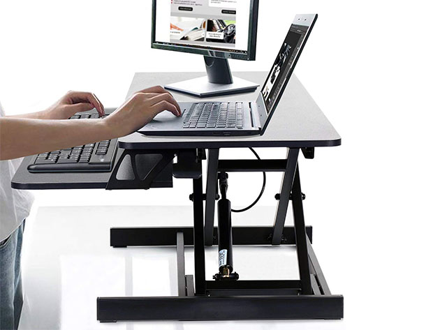 32" Wide Adjustable Height Standing Desk Converter