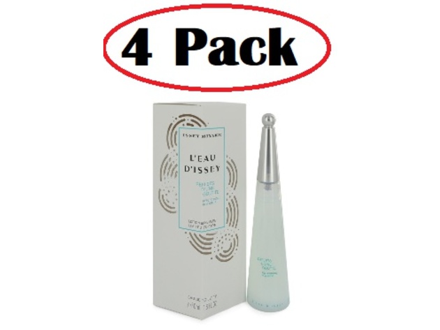 4 Pack of L'eau D'issey Reflection In A Drop by Issey Miyake Eau De Toilette Spray 1.7 oz