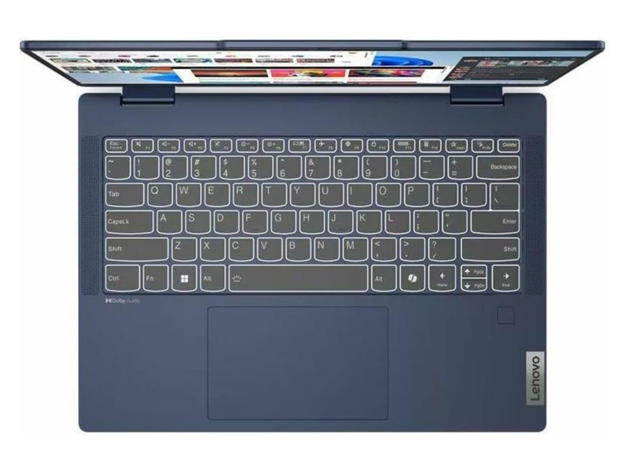 Lenovo IdeaPad 5, 14" Touchscreen 2-in-1 Laptop (2024) AMD Ryzen 7, 16GB RAM 1TB SSD Windows 11 Home Cosmic Blue (Refurbished)