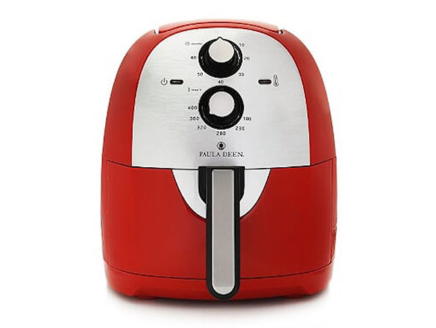 Paula Deen 6.13QT XL Air Fryer with Rapid Air Circulation System (Red), on sale for $79.99 through 9/20