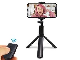 ADURO U-Stream Mini Selfie Stick Tripod with Bluetooth Remote Control