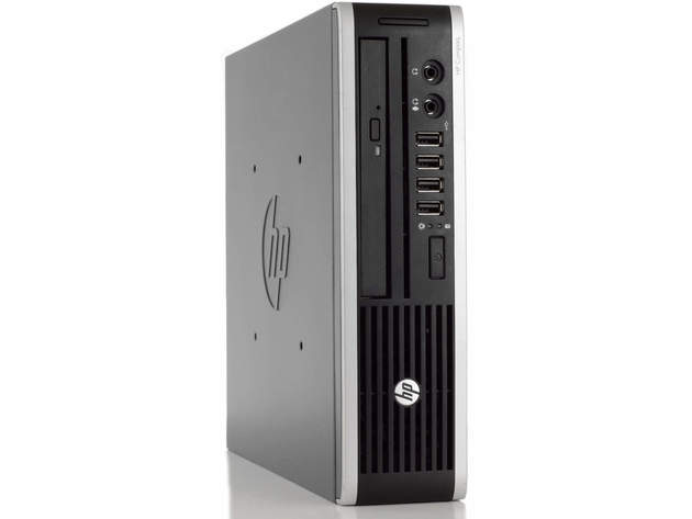 HP Compaq 8200 Ultra Small Form Factor Computer PC, 3.40 GHz Intel i7 Quad Core Gen 2, 4GB DDR3 RAM, 250GB HDD Hard Drive, Windows 10 Professional 64Bit (Renewed)