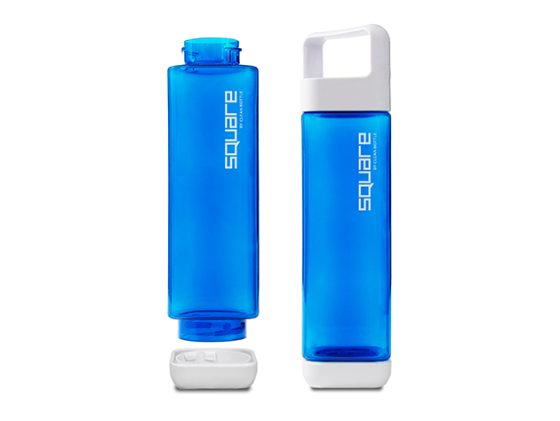 'Clean Bottle' Square Water Bottle: 2-Pack