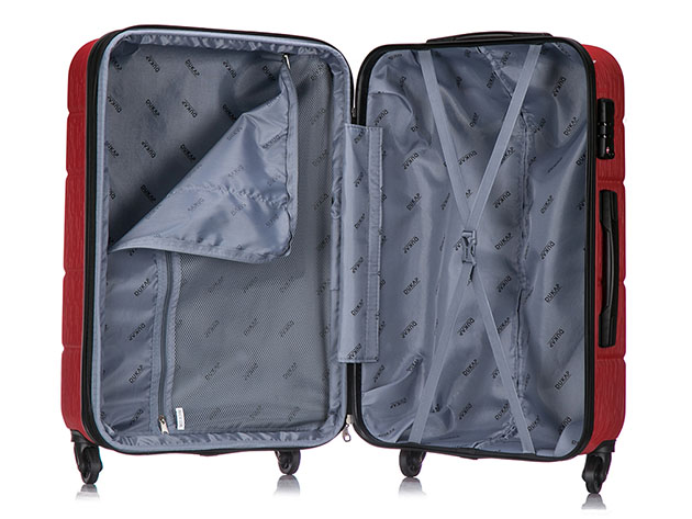 DUKAP Rodez Lightweight Hardside Spinner (28"/Red)