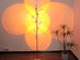LampDepot 5-Head Sunset Atmosphere Floor Lamp