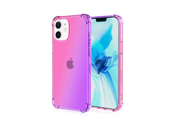 Iphone Dual Tone Case Iphone 12 12 Pro Pink Purple Stacksocial