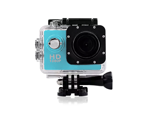 All PRO Action Sports Waterproof HD 1080P Camera (Blue)