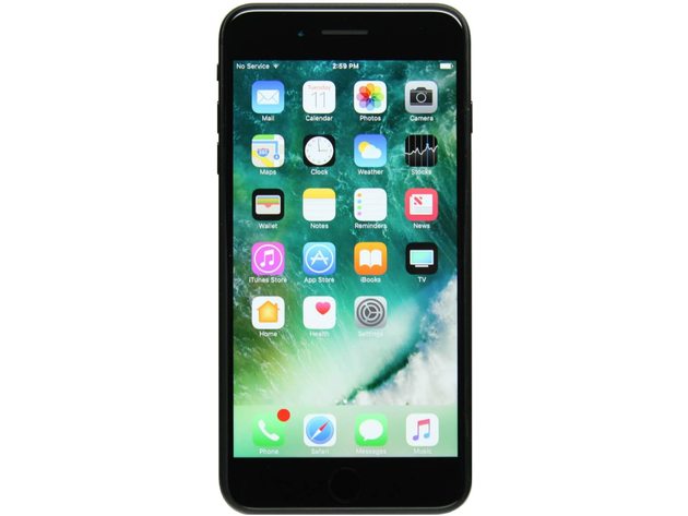 Apple iPhone 7 Plus, 128GB, Fully Unlocked for All Carriers Smartphone - Black (Used, No Retail Box)