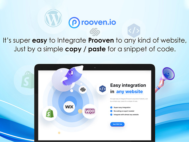Prooven.io: Automated Smart Social Proof Software (Advanced Plan)	