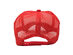 6-Pack Trucker Hat Adjustable Cap - White & Red