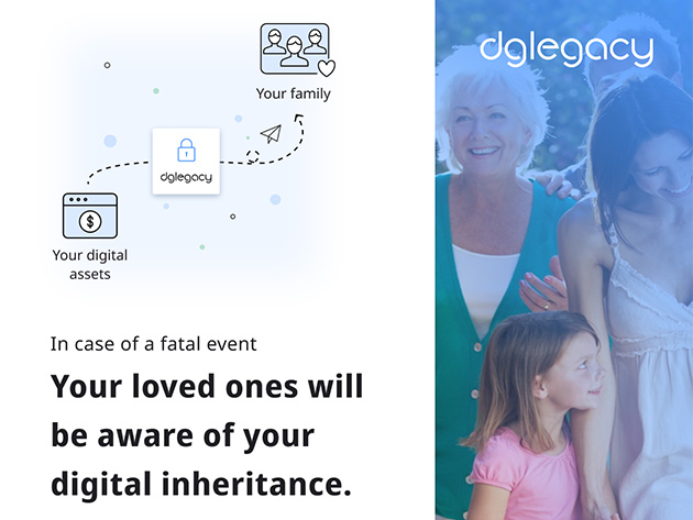 DGLegacy Digital Inheritance Gold Plan: Lifetime Subscription