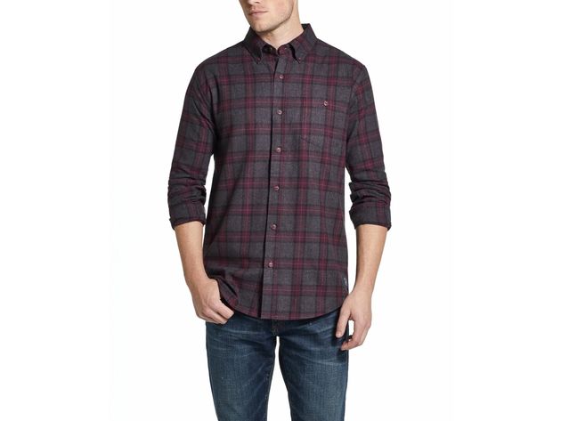 Weatherproof Men's Antique Plaid Flannel Shirt Purple Size 2 Extra Large