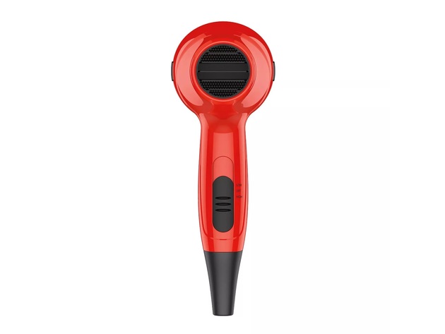 BaByliss Luxe Mini Travel Size Pro Dryer with 2 Heat/Speed Settings, 1200 Watts, For All Hair Types, 6 Feet Cord, Red