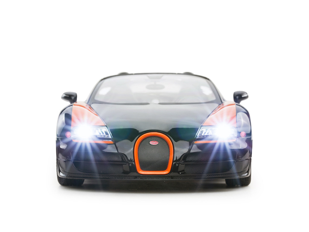 Remote Control Bugatti Grandsport Vitesse 1:14 Scale Black Brand New Sports Car