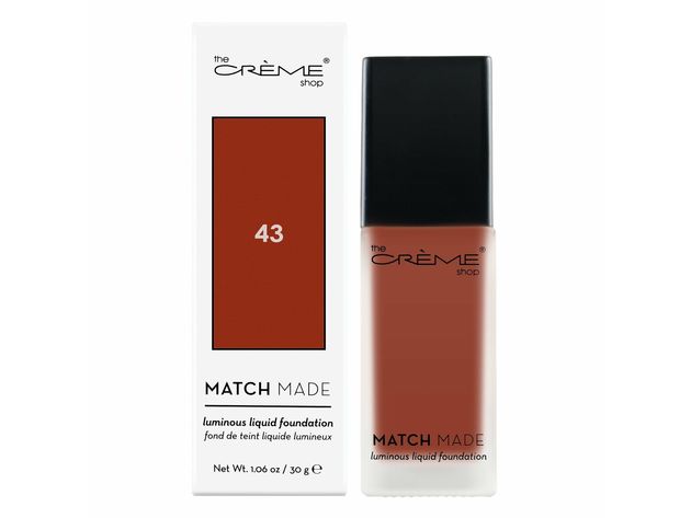 The Crème Shop Korean Makeup Match Made Luminous Liquid Foundation 43 1.06 Ounces