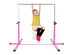 Goplus Adjustable Steel Horizontal Training Bar Gymnastics Junior Home Practice - Pink