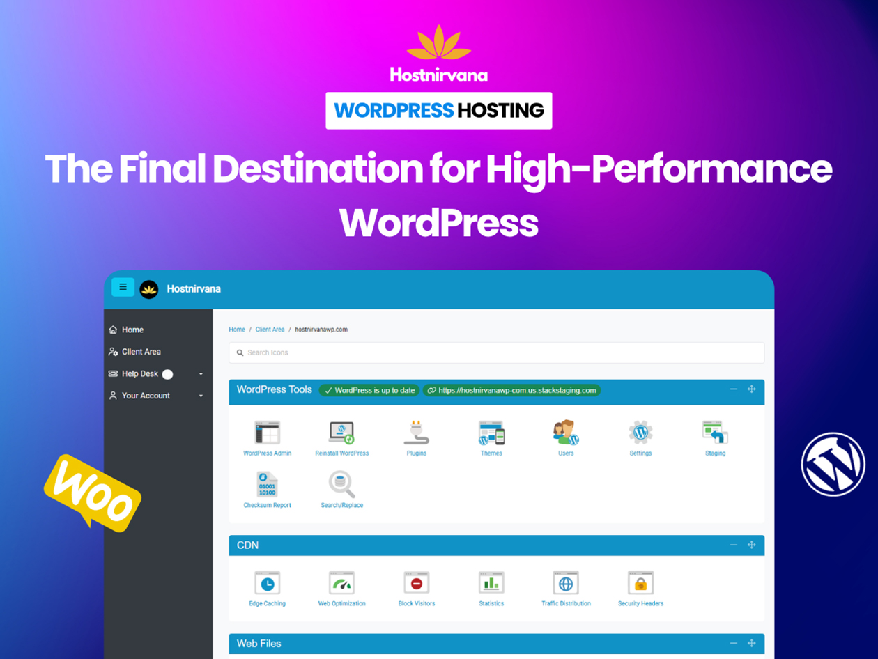 Hostnirvana WordPress Website Hosting: Lifetime Subscription - 5 Websites
