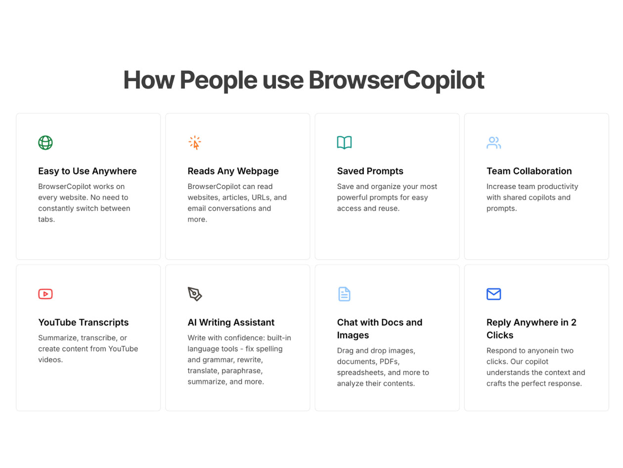 BrowserCopilot AI: Lifetime Subscription (Unlimited Plan - Unli Queries per Month)