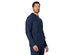 Men's Ultra-Soft Moss Jersey Long Sleeve Hoodie with Front Pockets - X-Large / Navy Heather
