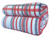 Spyder Sherpa Lined Printed Flannel Ultra Plush Throw Blanket 50" X 70" White/Red/Black
