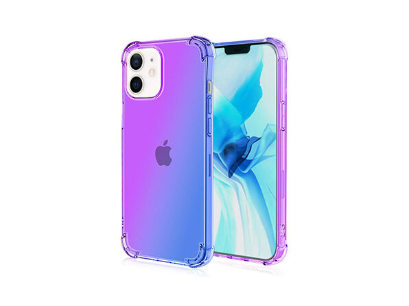 Iphone Dual Tone Case Iphone 12 12 Pro Purple Blue Stacksocial