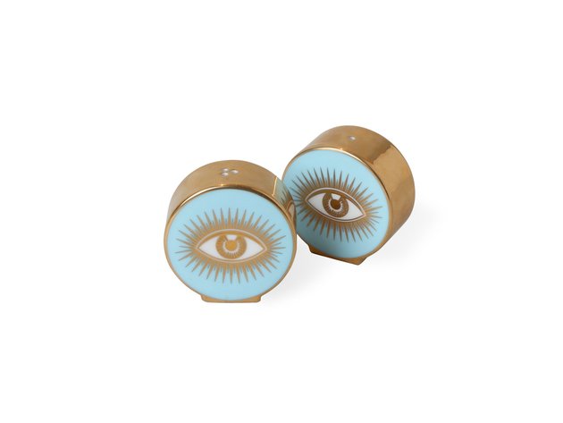 Jonathan Adler Eye Catchers Le Wink Salt & Pepper Set Shakers
