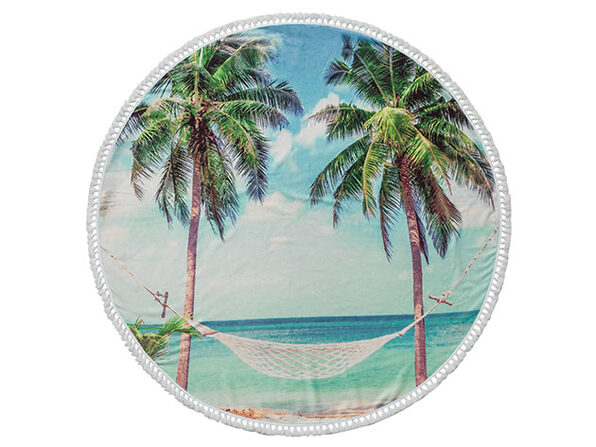 Round Cotton Turkish Beach Towel Good Morning America Store