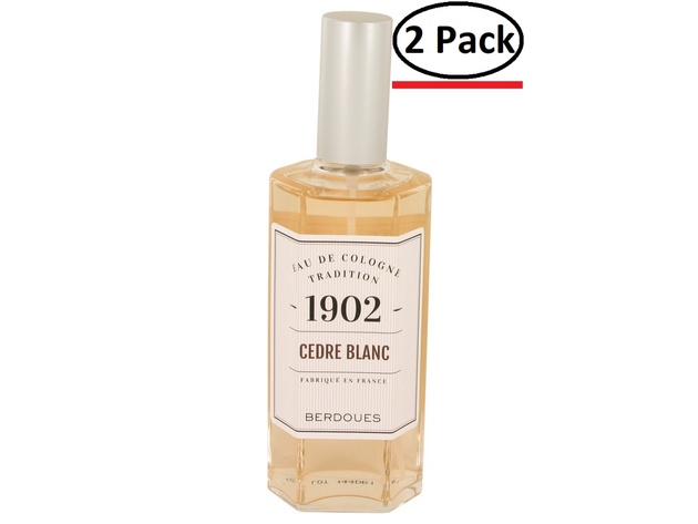 1902 Cedre Blanc by Berdoues Eau De Cologne Spray (unboxed) 4.2 oz for Women (Package of 2)