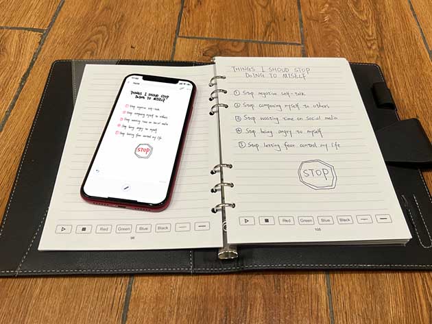 SyncPen3: NEWYES Smart Pen (Red)