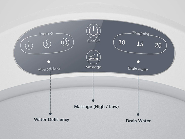 oFlexiSpa™ Steam Foot Spa Bath Massager