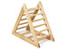 Wooden Climbing Pikler Triangle with Climbing Ladder For Toddler Step Training - Natural Wood