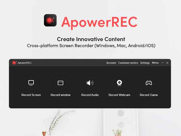 ApowerREC: 1-Yr Subscription