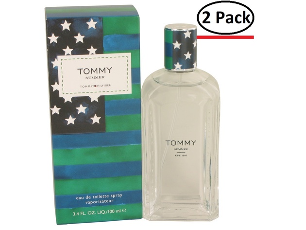 Tommy Hilfiger Summer by Tommy Hilfiger Eau De Toilette Spray (2016) 3.4 oz for Men (Package of 2)