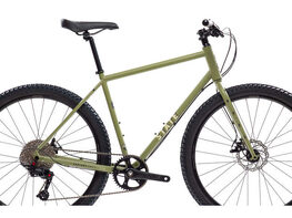 4130 All-Road - Flat Bar - Matte Olive Bike - Medium ( Riders 5'9" - 6'2") / 650b