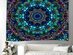 Art Retro Wall Tapestry "Hypnotic Peace" (150x100cm)