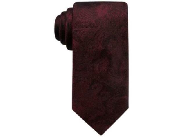 Ryan Seacrest DistINC International Conceptstion Men's Aberdeen Paisley Tie Red Size Regular
