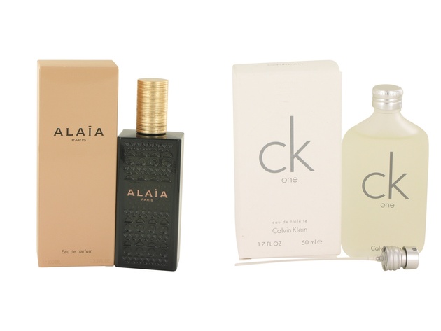 Gift set  Alaia by Alaia Eau De Parfum Spray 3.4 oz And a bottle of CK ONE Eau De Toilette Pour/Spray (Unisex) 1.7 oz