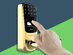 Ultraloq UL3 Bluetooth Fingerprint and Touchscreen Smart Lock (Bright Brass)
